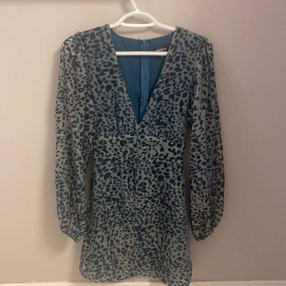 animal print textured dress from nordstrom rack